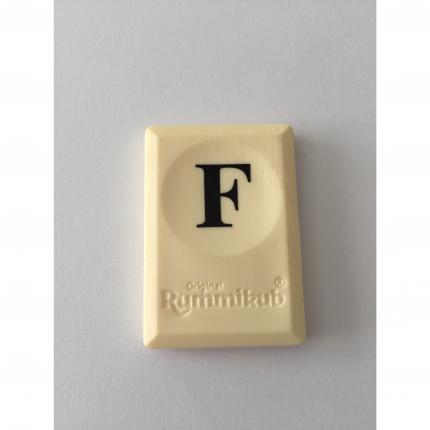 PION TUILE LETTRE F PIECE DETACHEE RUMMIKUB LE RAMI DES LETTRES 1996 MB