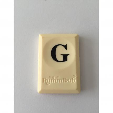 PION TUILE LETTRE G PIECE DETACHEE RUMMIKUB LE RAMI DES LETTRES 1996 MB