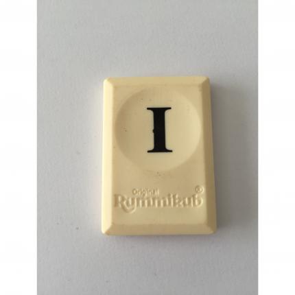 PION TUILE LETTRE I PIECE DETACHEE RUMMIKUB LE RAMI DES LETTRES 1996 MB