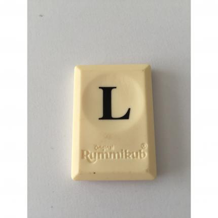 PION TUILE LETTRE L PIECE DETACHEE RUMMIKUB LE RAMI DES LETTRES 1996 MB