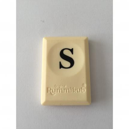 PION TUILE LETTRE S PIECE DETACHEE RUMMIKUB LE RAMI DES LETTRES 1996 MB