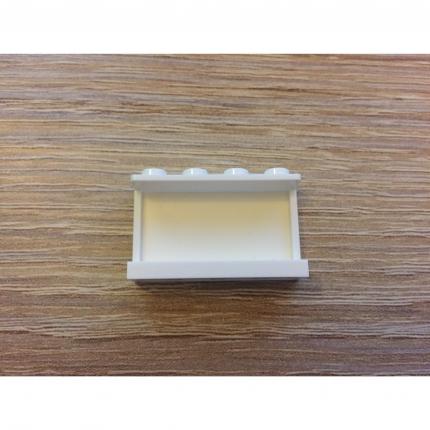 Panneau blanc 1x4x2 avec support latéraux 6079140 pièce détachée Lego