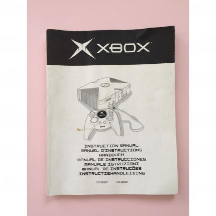 Manuel d instructions F23-00067 F23-00068 console microsoft xbox 1ère génération