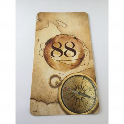 CARTE 42/60 LE TOUR DU MONDE EN 80 MINUTES PIECE DETACHEE JEU DE SOCIETE UNLOCK MYTHIC ADVENTURES