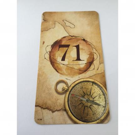 CARTE 47/60 LE TOUR DU MONDE EN 80 MINUTES PIECE DETACHEE JEU DE SOCIETE UNLOCK MYTHIC ADVENTURES