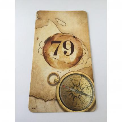 CARTE 50/60 LE TOUR DU MONDE EN 80 MINUTES PIECE DETACHEE JEU DE SOCIETE UNLOCK MYTHIC ADVENTURES