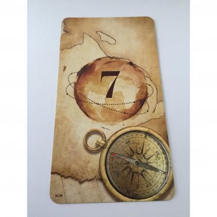 CARTE 56/60 LE TOUR DU MONDE EN 80 MINUTES PIECE DETACHEE JEU DE SOCIETE UNLOCK MYTHIC ADVENTURES