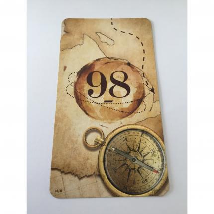 CARTE 60/60 LE TOUR DU MONDE EN 80 MINUTES PIECE DETACHEE JEU DE SOCIETE UNLOCK MYTHIC ADVENTURES