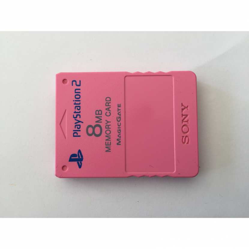 carte mémoire SCPH-10020 rose pink pièce console playstation 2 PS2