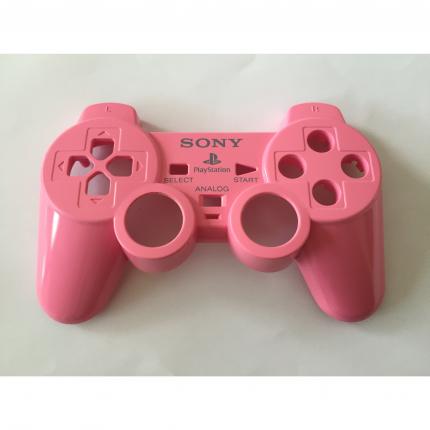 coque Dessus pièce manette rose Playstation sony avec joystick SCPH-10010