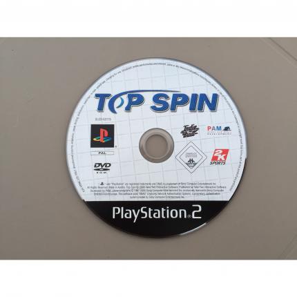 JEU SEUL TOP SPIN CONSOLE PLAYSTATION 2 PS2