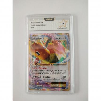 Carte pokémon Dracolosse EX ultra rare holographique 72/108 XY evolutions PCA 9 proche du Neuf