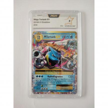 22/108 Carte pokémon Mega Tortank EX 22/108 ultra rare holographique XY evolutions PCA 8 excellent proche du neuf