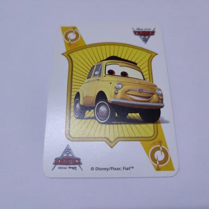 Carte increvable Luigi jeu de société 1000 mille bornes cars 2 Dujardin Disney Pixar