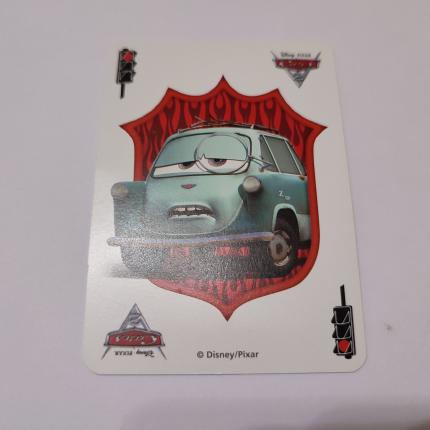 Carte feu rouge Professeur Zündap 1000 mille bornes cars 2 Dujardin Disney Pixar