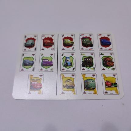 Carte mémoire jeu de société 1000 mille bornes cars 2 Dujardin Disney Pixar