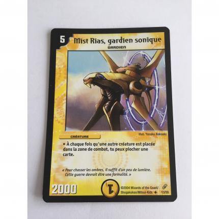 13/55 Carte Duel Masters Mist Rias gardien sonique peu commune 13/55