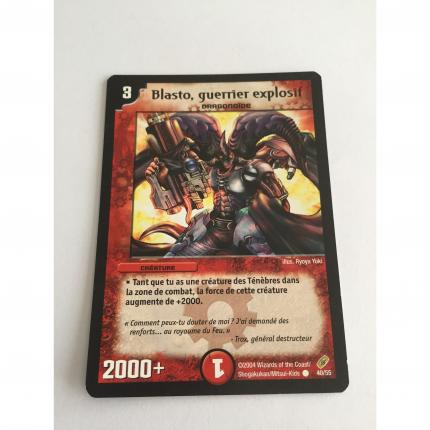 40/55 Carte Duel Masters Blasto guerrier explosif commune 40/55 N5