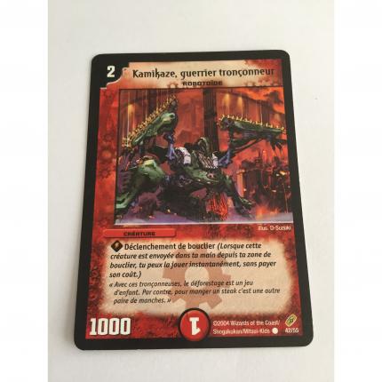 42/55 Carte Duel Masters Kamikaze guerrier tronçonneur commune 42/55