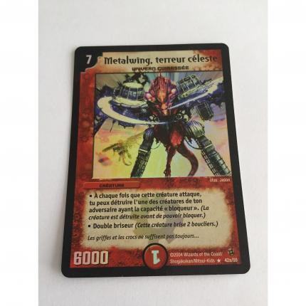 42a/55 Carte Duel Masters Metalwing terreur céleste rare holographique 42a/55