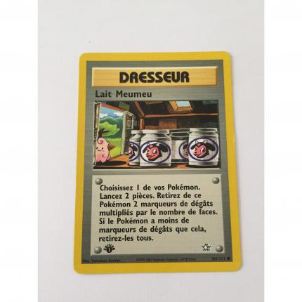 101/111 - Carte Pokémon wizards Dresseur Lait meumeu 1 1ère édition neo genesis commune