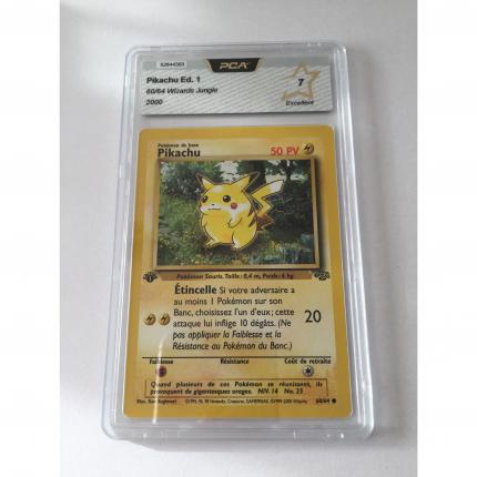 Carte pokémon pikachu 60/64 commune jungle wizards 1 ère édition PCA 7 Excellent