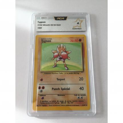 7/102 - Carte pokémon Tygnon set de base rare 7/102 wizards PCA A Authentique