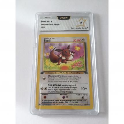 51/64 - Carte pokémon Evoli jungle commune 51/64 1ère édition wizards PCA 8 proche du neuf