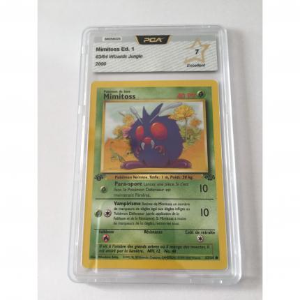 63/64 - Carte pokémon Mimitoss jungle commune 63/64 1ère édition wizards PCA 7 excellent