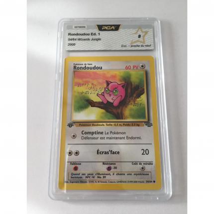 54/64 - Carte pokémon Rondoudou jungle commune 54/64 1ère édition wizards PCA 8 proche du neuf