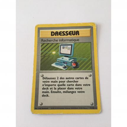 71/102 Carte pokémon dresseur recherche informatique 71/102 rare set de base