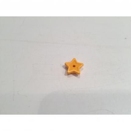 Étoile avec porte-goujons orange 28619 pièce détachée Lego #A8