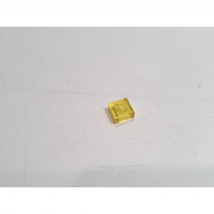 Pièce plate 1x1 jaune transparente 3024 pièce détachée Lego #A8