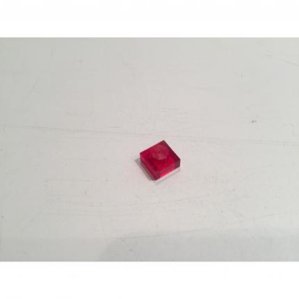 Pièce plate 1x1 rouge transparente 3024 pièce détachée Lego #A8
