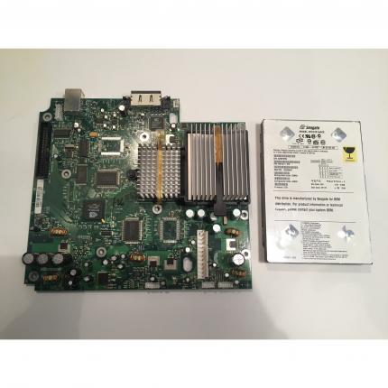 Ensemble carte mère + disque dur Seagate ST310014ACE console Microsoft Xbox 1ère génération #A12
