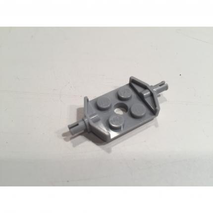 Plaque 2x2 support roues gris clair 6157 pièce détachée Lego #A14