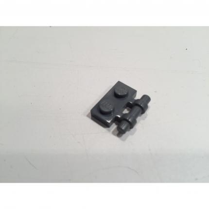 Plaque 1x2 poignée barre gris bleuté foncé 2540 pièce détachée Lego #A14
