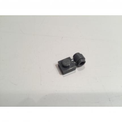 Assiette 1x1 avec attache 4081b gris bleuâtre foncé pièce détachée Lego #A14