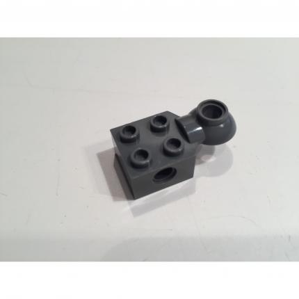 Technic brique 2x2 avec trou d épingle gris bleuté foncé 48442 pièce détachée Lego #A14