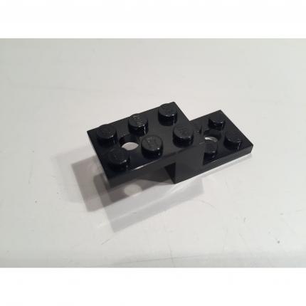 Support noir 5x2x1 13 avec 2 trous 11215 pièce détachée Lego #A14