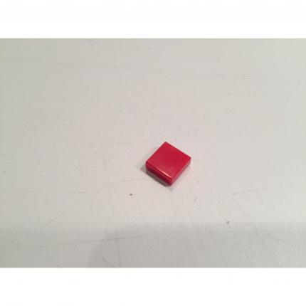Tuile plate rouge 1x1 avec rainure 3070b pièce détachée Lego #A14