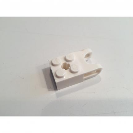 Technic Brique blanche 2x2 avec douille à billes et trou d essieu 92013 pièce détachée Lego #A14