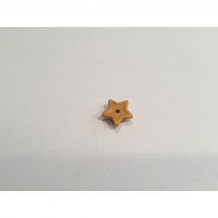 Assiette ronde 1x1 avec étoile perle d or 11609 pièce détachée Lego #A14