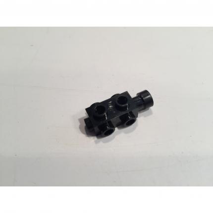 Brique noir 1x2x23 avec colombages sur les côtés 4595 pièce détachée Lego #A14