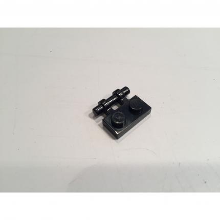 Plaque 1x2 poignée barre noir 2540 pièce détachée Lego #A14