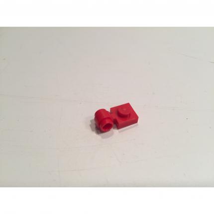Assiette 1x1 avec attache 4081b rouge pièce détachée Lego #A14