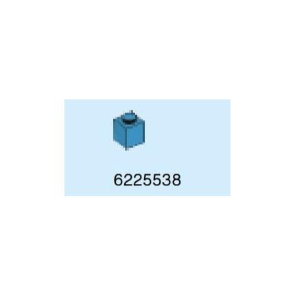 Brique 1x1 bleu azur 6225538 pièce détachée Lego