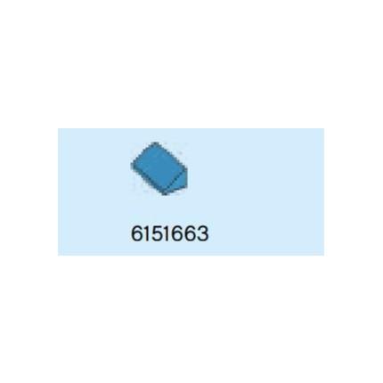 Pente 30 1x2x2/3 bleu azur 6151663 pièce détachée Lego