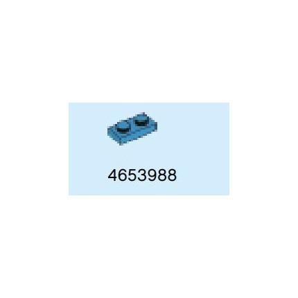 Plate 1x2 bleu azur 4653988 pièce détachée Lego