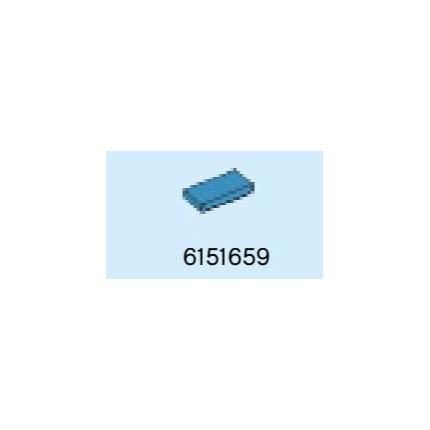 Plate lisse 1x2 bleu azur 6151659 pièce détachée Lego